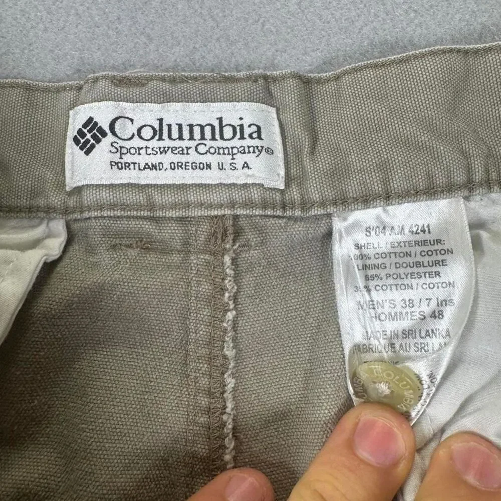 Columbia-sportswear Men's Tan and Cream Shorts